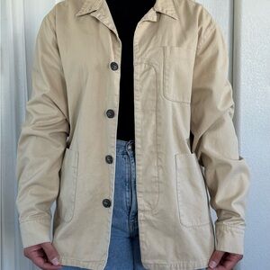 Rhythm Beige Lightweight Shirt Jacket